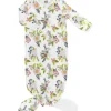 Shop All|Kushies Knotted Sleep Gown Floral Pink Print - cutbabycare.com | baby boutique & care hub
