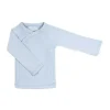 Shop All|Kushies Long-Sleeve Wrap Tee - Blue - cutbabycare.com | baby boutique & care hub