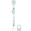 Shop All|Kushies Silibeads Silicone Pacifier Clip - New Blue Car - cutbabycare.com | baby boutique & care hub