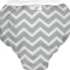 Bath Potty|Kushies Taffeta Waterproof Training Pant, Grey Chevron - cutbabycare.com | baby boutique & care hub