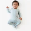 Shop All|Kyte Baby - Baby Zippered Footie In Fog - cutbabycare.com | baby boutique & care hub