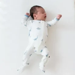 Shop All|Kyte Baby - Baby Zippered Footie In Jurassic - cutbabycare.com | baby boutique & care hub