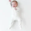 Shop All|Kyte Baby - Baby Zippered Footie In Cloud - cutbabycare.com | baby boutique & care hub
