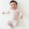Shop All|Kyte Baby - Baby Zippered Footie In Blush - cutbabycare.com | baby boutique & care hub