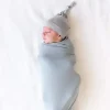 Shop All|Kyte Baby - Bamboo Baby Knotted Cap, Storm - cutbabycare.com | baby boutique & care hub