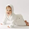 Bath Potty|Kyte Baby - Toddler Bath Robe In Cloud With Storm Trim - cutbabycare.com | baby boutique & care hub