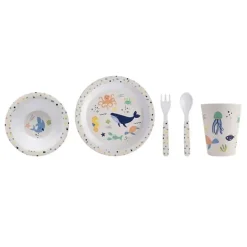 Shop All|Ladelle Kids/Children Ocean Kids/Child Melamine Dinner Plate/Knife/Fork/Cup Set - cutbabycare.com | baby boutique & care hub