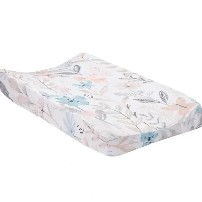 Shop All|Lambs & Ivy - Baby Blooms Watercolor Floral/Butterfly Soft Changing Pad Cover - cutbabycare.com | baby boutique & care hub