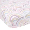 Shop All|Lambs & Ivy - Baby Fitted Sheet, Rainbow - cutbabycare.com | baby boutique & care hub