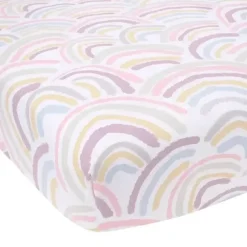 Shop All|Lambs & Ivy - Baby Fitted Sheet, Rainbow - cutbabycare.com | baby boutique & care hub