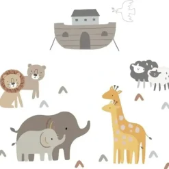 Shop All|Lambs & Ivy - Baby Noah Ark/Boat with Pairs of Animals Wall Decals/Stickers - cutbabycare.com | baby boutique & care hub