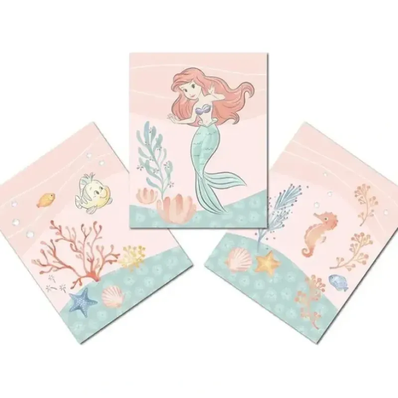 Shop All|Lambs & Ivy - Bedtime Originals Disney Baby The Little Mermaid 3-Piece Unframed Wall Art, Ariel - cutbabycare.com | baby boutique & care hub