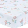 Shop All|Lambs & Ivy - Bedtime Originals Disney Baby The Little Mermaid White Fitted Crib Sheet, Ariel - cutbabycare.com | baby boutique & care hub