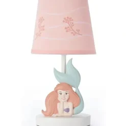 Shop All|Lambs & Ivy - Bedtime Originals Disney Baby The Little Mermaid Ariel Lamp with Shade & Bulb - cutbabycare.com | baby boutique & care hub
