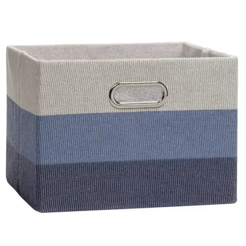 Shop All|Lambs & Ivy - Blue Ombre Foldable Storage Container - cutbabycare.com | baby boutique & care hub