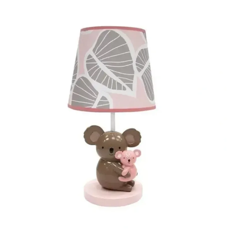Shop All|Lambs & Ivy - Calypso Lamp Pink/Gray Koala Nursery Lamp with Shade & Bulb - cutbabycare.com | baby boutique & care hub