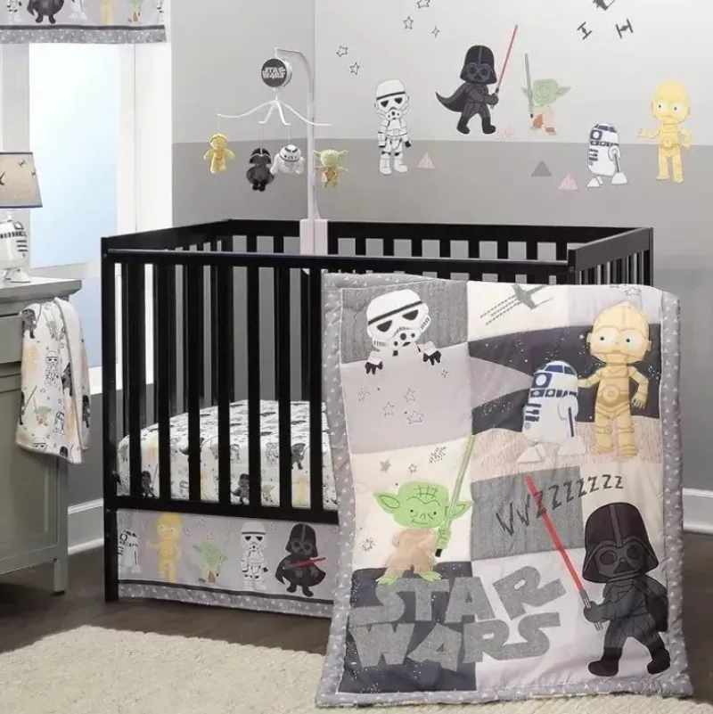 Shop All|Lambs & Ivy - Classic 3Pk Baby Crib Bedding Set, Yoda/Darth Vader - cutbabycare.com | baby boutique & care hub