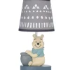 Shop All|Lambs & Ivy - Disney Baby Forever Pooh Gray Lamp with Shade & Bulb - cutbabycare.com | baby boutique & care hub