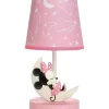 Shop All|Lambs & Ivy - Disney Baby Minnie Mouse Pink Celestial Lamp with Shade & Bulb - cutbabycare.com | baby boutique & care hub