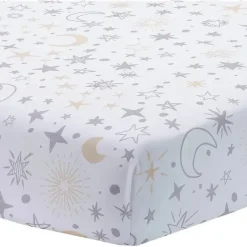 Shop All|Lambs & Ivy - Goodnight Moon Fitted Crib Sheet, Moon/Stars - cutbabycare.com | baby boutique & care hub