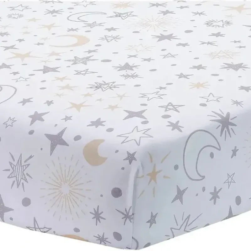 Shop All|Lambs & Ivy - Goodnight Moon Fitted Crib Sheet, Moon/Stars - cutbabycare.com | baby boutique & care hub