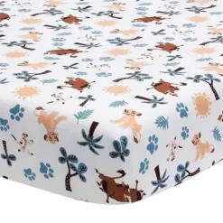 Shop All|Lambs & Ivy - Lion King Adventure Fitted Crib Sheet - cutbabycare.com | baby boutique & care hub