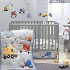 Shop All|Lambs & Ivy - 3Pk Construction Zone Trucks Nursery Baby Crib Bedding Set - cutbabycare.com | baby boutique & care hub