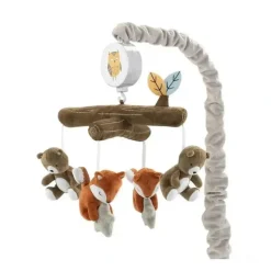 Stroller|Lambs & Ivy - Sierra Sky Brown Bear/Fox Musical Baby Crib Mobile Soother Toy - cutbabycare.com | baby boutique & care hub