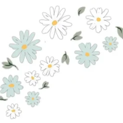 Shop All|Lambs & Ivy - Sweet Daisy Wall Decals - cutbabycare.com | baby boutique & care hub