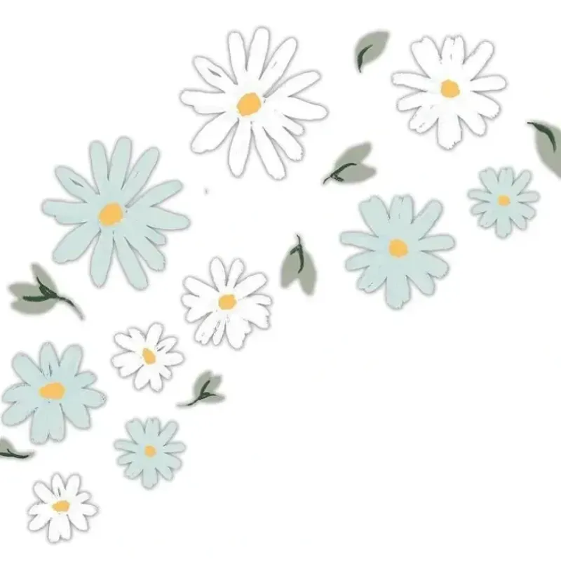 Shop All|Lambs & Ivy - Sweet Daisy Wall Decals - cutbabycare.com | baby boutique & care hub