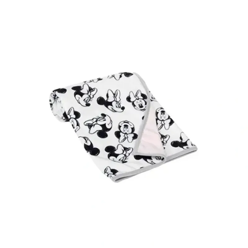 Shop All|Lambs & Ivy Black & White Minnie Mouse Baby Blanket - cutbabycare.com | baby boutique & care hub