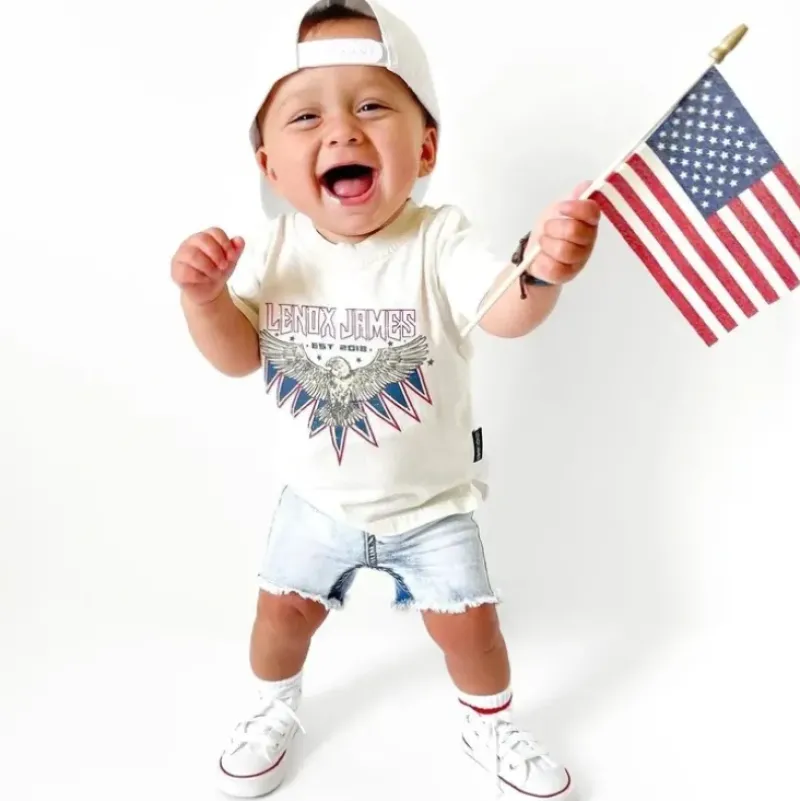 Shop All|LENOX JAMES BAND TEE - CREAM - cutbabycare.com | baby boutique & care hub