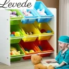 Shop All|Levede 9 Bins Kids Toy Box Bookshelf Organiser Display Shelf Storage Rack Drawer - cutbabycare.com | baby boutique & care hub