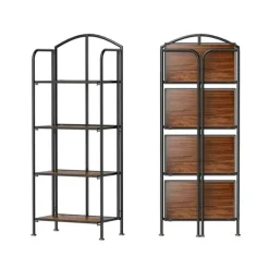 Shop All|Levede Display Shelf Bookshelf Foldable Bookcase Kitchen Office Storage 4 Tier - cutbabycare.com | baby boutique & care hub