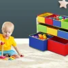 Shop All|Levede Kids Toy Box 9 Bins Storage Rack Organiser Wooden Bookcase 3 Tier White - cutbabycare.com | baby boutique & care hub