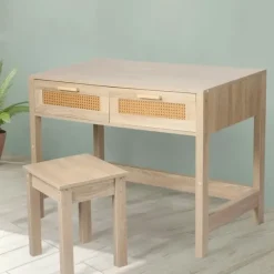 Shop All|Levede Table Wooden Console Table Set With Storage Drawers Laptop Desk 105X55CM - cutbabycare.com | baby boutique & care hub