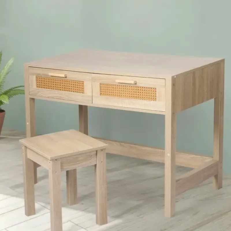 Shop All|Levede Table Wooden Console Table Set With Storage Drawers Laptop Desk 105X55CM - cutbabycare.com | baby boutique & care hub