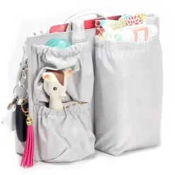 Shop All|Life In Play ToteSavvy Mini Diaper Bag Insert, Grey - cutbabycare.com | baby boutique & care hub
