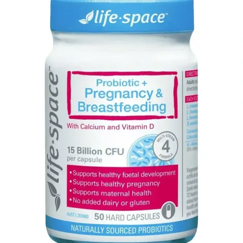 Health Safety|Life Space Probiotic + Pregnancy & Breastfeeding 50caps - cutbabycare.com | baby boutique & care hub