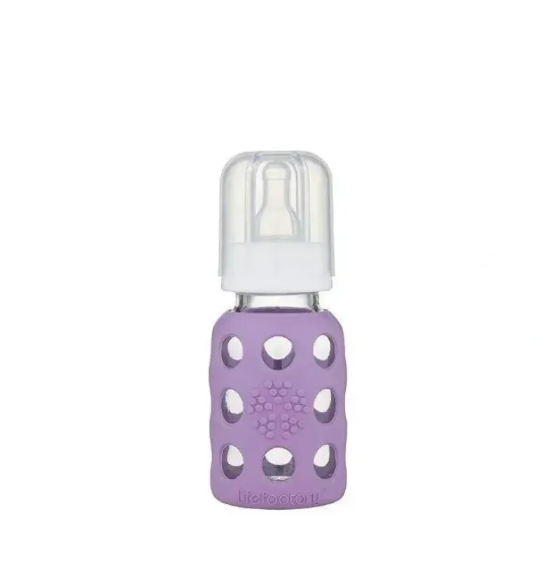 Shop All|Lifefactory Glass Baby Bottle, Lavender - cutbabycare.com | baby boutique & care hub