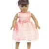 Shop All|Lito - Organza Dress With Burnout Squares Dolls Dress, Coral - cutbabycare.com | baby boutique & care hub
