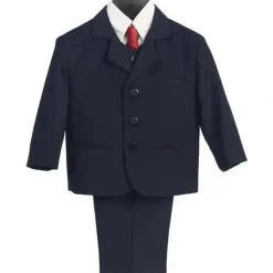 Shop All|Lito Boy's 3 Button Suit, Light Gray, 5-Piece - cutbabycare.com | baby boutique & care hub