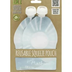 Shop All|Little Mashies Reusable Squeeze Pouch Sun 2x130ml - cutbabycare.com | baby boutique & care hub
