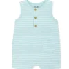 Shop All|Little Me - Baby Boy Focus Kids Coastal Rib Romper - cutbabycare.com | baby boutique & care hub