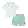 Shop All|Little Me - Baby Boy Golf Polo Short Set - cutbabycare.com | baby boutique & care hub