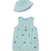 Shop All|Little Me - Baby Boy Golf Sunsuit & Hat, Green - cutbabycare.com | baby boutique & care hub