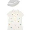 Shop All|Little Me - Baby Boy Safari Knit Romper & Bucket Hat - cutbabycare.com | baby boutique & care hub