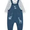 Shop All|Little Me - Baby Boy Safari Cotton Blend Overall Set - cutbabycare.com | baby boutique & care hub