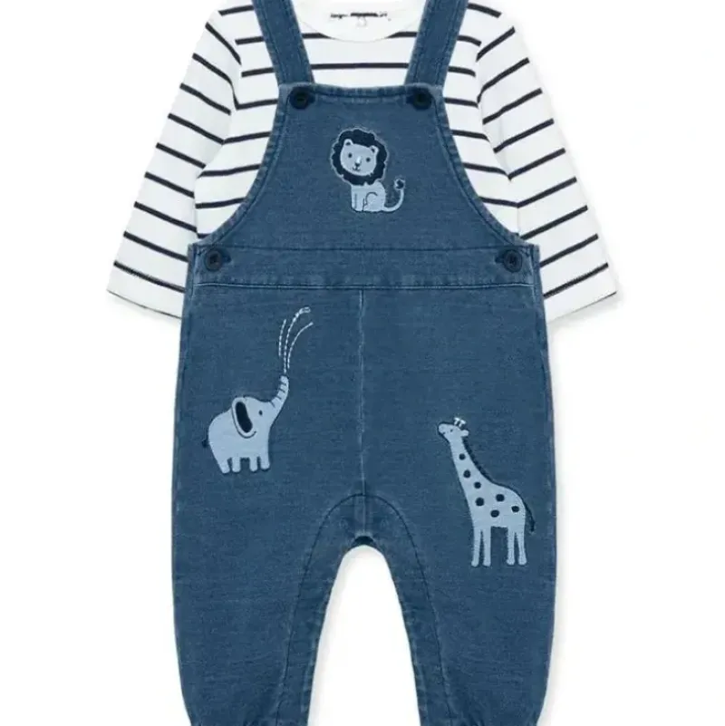 Shop All|Little Me - Baby Boy Safari Cotton Blend Overall Set - cutbabycare.com | baby boutique & care hub