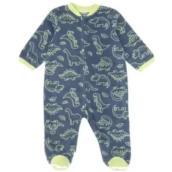 Shop All|Little Me - Baby Boys Long Sleeve Dinosaur Fleece Footed - cutbabycare.com | baby boutique & care hub
